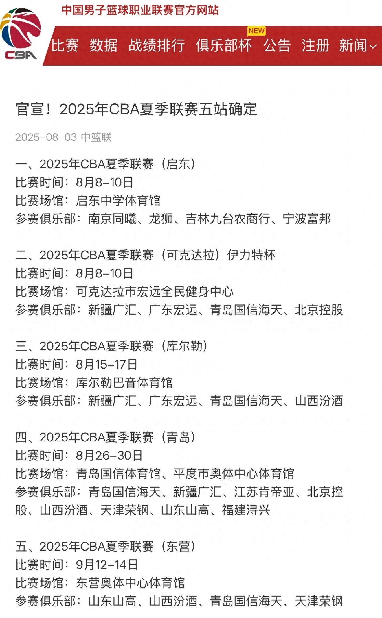 开云体育平台APP-CBA夏季联赛展开新一轮较量，球员竞技水平不断提升的简单介绍